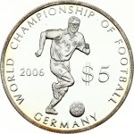 Cook Islands 5 Dollars 2002 FIFA World Cup 2006 Germany