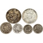 Cuba 20 Centavos 1915 and other World Coins Lot of 6 Coins