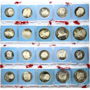 Czechoslovakia 20 - 100 Korun (1970-1973) SET Lot of 10 Coins & Medals