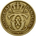 Denmark 2 Kroner 1924 HCN♥GJ - VF
