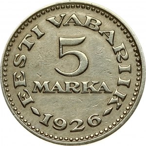 Estonia 5 Marka 1926 RARE