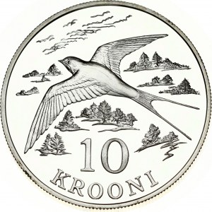 Estonia 10 Krooni 1992 Barn Swallow