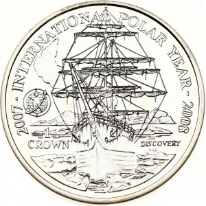 Falkland Islands 1 Crown 2007 International Polar Year