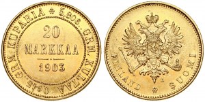 Finland 20 Markkaa 1903 L - XF+