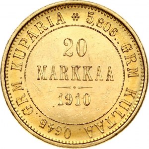 Finland 20 Markkaa 1910 L - AU