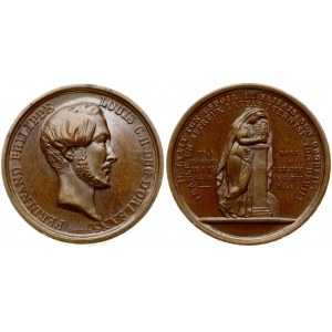 France Medal 1842 Death on Ferdinand Philippe d'Orléans