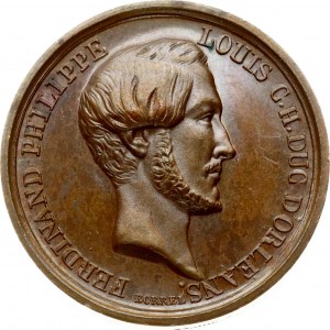 France Medal 1842 Death on Ferdinand Philippe d'Orléans