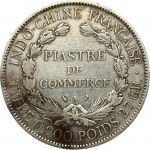 French Indo-China Trade Piastre 1908A - VF+