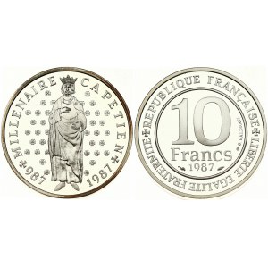France 10 Francs 1987 1000th Anniversary of Hugo Capet