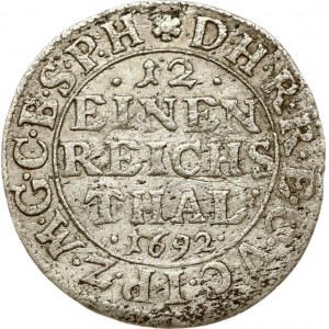 Germany Brandenburg Prussia 1/12 Taler 1692 ICS