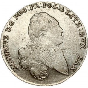 Germany SAXONY 1/3 Thaler 1767 EDC