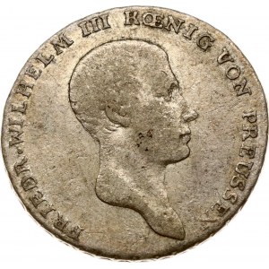 Germany PRUSSIA 1/6 Thaler 1813 B