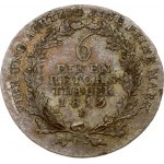 Germany PRUSSIA 1/6 Thaler 1813 B