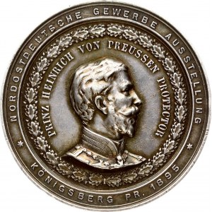 Germany East Prussia Medal 1895 of Merit of the North East German Trade Exhibition Königsberg
