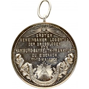 Germany Medal 1901 Freemason Meeting - AU