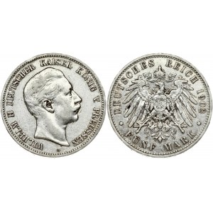 Germany PRUSSIA 5 Mark 1902A