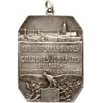 Germany Medal Plaque Frankfurt 1912 German federation shooting and golden anniversary shoot in Frankfurt