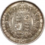Great Britain 1/2 Crown 1887 - AU
