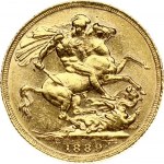 Great Britain Sovereign 1889 - XF+