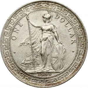 Great Britain Trade Dollar 1900 B - XF