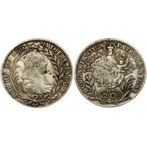 Hungary 20 Krajczar 1770B EVM-D