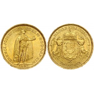 Hungary 20 Korona 1897KB