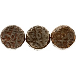 India Delhi Sultanate 1 Paisa ND (1545) Lot of 3 Coins