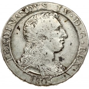 Italy NAPLES 120 Grana 1805 LD