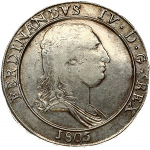 Italy NAPLES 120 Grana 1805 LD