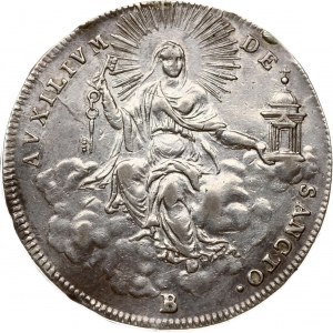 Italy PAPAL STATES 1/2 Scudo MDCCCXXIII (1823)-IIB Sede Vacante