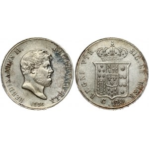 Italy NAPLES 120 Grana 1856