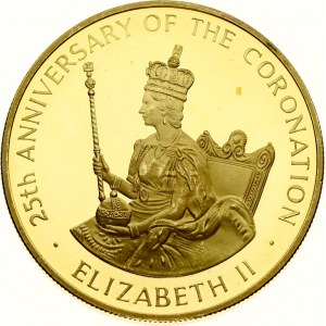 Jamaica 250 Dollars 1978 25th Anniversary of Coronation - PROOF