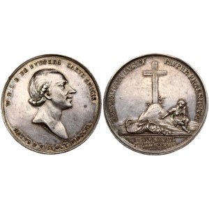 Livonia Memorial Medal 1784 of Woldemar von Budberg - XF+