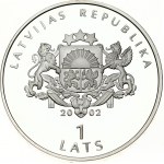 Latvia 1 Lats 2002 Athens Olimpics - PROOF
