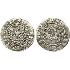 Lithuania 1/2 Grosz 1510 Vilnius RARE TYPE