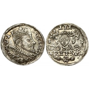 Lithuania Trojak 1593 Vilnius (R) - XF+