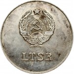 Lithuania LTSR Silver School Graduation Medal (20th Century)
