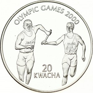 Malawi 20 Kwacha 1999 Olympic Games 2000 - Relay Runners