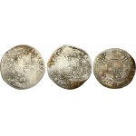 Spanish Netherlands FLANDERS 1/4 Patagon (1612-1621) Lot of 3 Coins