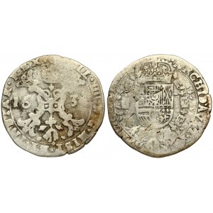 Spanish Netherlands FLANDERS 1/4 Patagon 163? - VF-