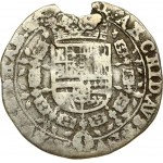 Spanish Netherlands BRABANT 1/4 Patagon 1657 Brussels - VF-