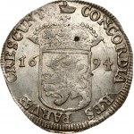 Netherlands WEST FRIESLAND 1 Silver Ducat 1694