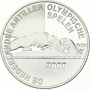Netherlands Antilles 25 Gulden 2000 Summer Olympics