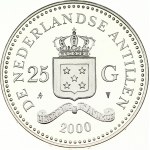 Netherlands Antilles 25 Gulden 2000 Summer Olympics