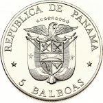 Panama 5 Balboas 1972 FAO - Peasant Settlements