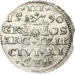 Poland Trojak 1590 Riga - AU