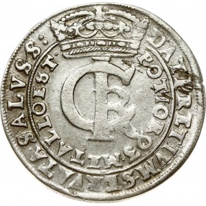 Poland 1 Tymf 1663 AT RARE TYPE