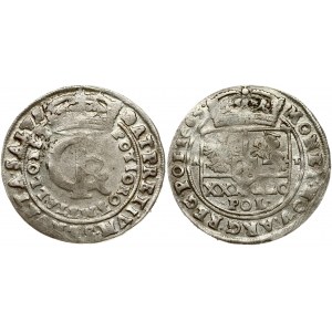 Poland 1 Tymf 1665 AT RARE TYPE