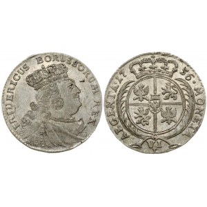 Poland 6 Groszy 1756 E Königsberg RARE