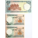 Bangladesh 2 - 10 Taka (1988-1998) Banknotes Lot of 3 Banknotes